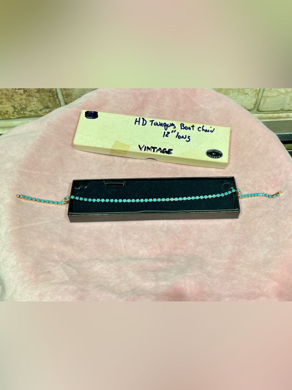 NEW Harley Davidson turquoise boot chain with charm🩵